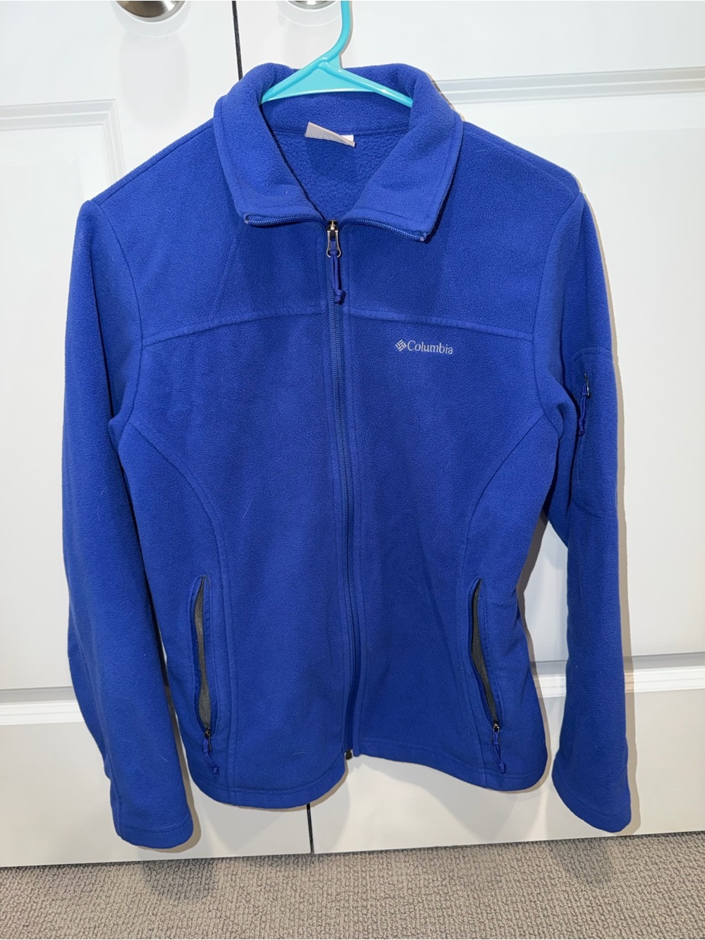 Columbia Women’s Blue/Purple Full-Zip Fleece Jacket